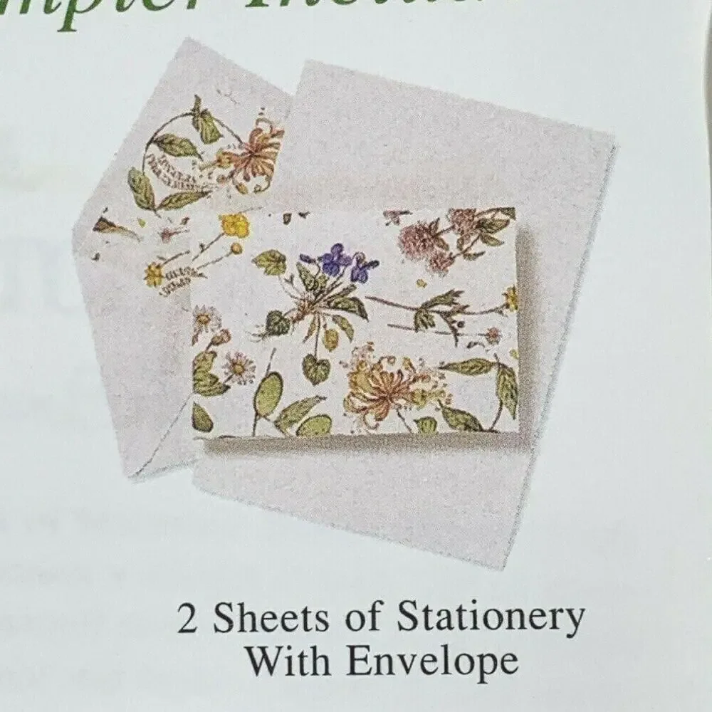 Hallmark‎ Nature's Sketchbook Sampler Marjolein Bastin 2 Cards & Stationery 1994